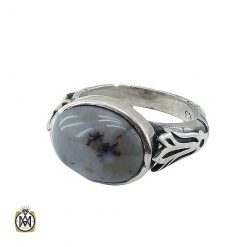mens-tree-agate-ring-11242 انگشتر عقیق شجر اصل و طبیعی