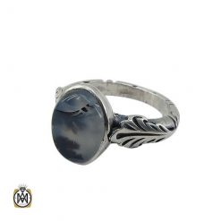 mens-tree-agate-ring-11245 انگشتر عقیق شجر منظره ای