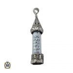 necklace-place-of-prayer-3465 مدال نقره جادعایی حرز جواد نقره طرح قلعه