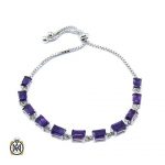 womens-amethyst-bracelet-1247 دستبند آمتیست زنانه مرغوب و معدنی طرح آناهید