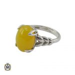 womens-sharaf-shams-ring-2493 انگشتر شرف الشمس زنانه عقیق زرد