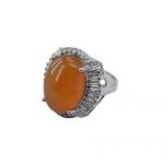 yemeni-agate-ring-sharaf-al-shams-for-women-2489 انگشتر با نگین عقیق یمن شرف الشمس