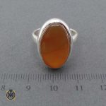 انگشتر شرف الشمس نقره یا نگین عقیق یمن اصل