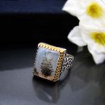 انگشتر عقیق شجر درختی