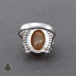 انگشتر با نگین عقیق یمن شرف الشمس