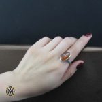 انگشتر عقیق یمن شرف الشمس اصل طرح اسپرت