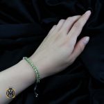 دستبند زبرجد زنانه اصل طرح سانیا (2) دستبند زبرجد زنانه اصل طرح سانیا