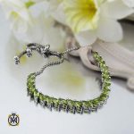 دستبند زبرجد زنانه اصل طرح سانیا (3) دستبند زبرجد زنانه اصل طرح سانیا