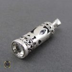 مدال نقره جا دعایی اصل همراه با حرز امام جواد