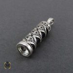 مدال نقره جادعایی حرز جواد نقره طرح چشم زخم