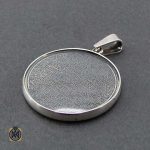 مدال نقره عین علی (1) گردنبند نقره با حکاکی آیت الکرسی