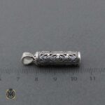 گردنبند نقره طرح تاج