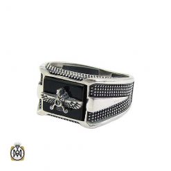mens-black-agate-ring-11277 انگشتر عقیق سیاه اصل مردانه
