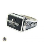 mens-black-agate-ring-11285 انگشتر عقیق سیاه اسپرت مردانه