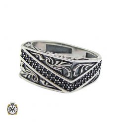 mens-silver-ring-11298 انگشتر نقره مردانه ترک