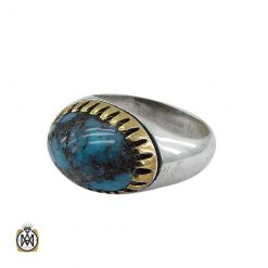 neishabour-mens-turquoise-ring-11262 انگشتر فیروزه نیشابوری خوش طبع