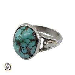neishabour-mens-turquoise-ring-11269 انگشتر با نگین فیروزه خوشرنگ
