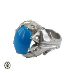 orginal-turquoise-ring-for-men-11271 انگشتر فیروزه آمریکایی مردانه