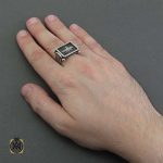 انگشتر اسپرت مردانه نقره (1) انگشتر اسپرت مردانه نقره