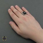 انگشتر عقیق سیاه اصل (1) انگشتر عقیق سیاه اصل