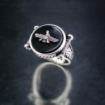 انگشتر عقیق سیاه اصل (2) انگشتر عقیق سیاه اصل