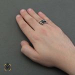 انگشتر عقیق سیاه اصل مردانه