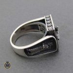 انگشتر عقیق سیاه ساخت ترکیه