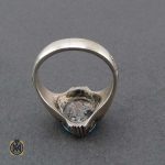 انگشتر فیرزوه نیشابوری رکاب نقره (3) انگشتر فیرزوه نیشابوری رکاب نقره