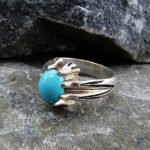 انگشتر فیروزه عجمی نیشابوری اصل (2) انگشتر فیروزه عجمی نیشابوری اصل