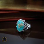 انگشتر فیروزه مردانه شیک