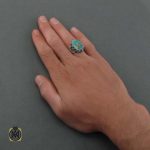 انگشتر فیروزه مردانه شیک