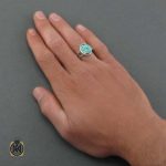 انگشتر فیروزه نیشابوری دست ساز