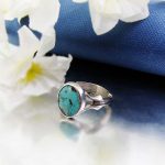 انگشتر فیروزه نیشابوری دست ساز