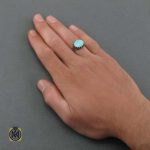 انگشتر فیروزه نیشابوری عجمی (1) انگشتر فیروزه نیشابوری عجمی