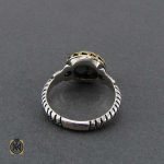 انگشتر نقره با نگین فیروزه نیشابوری اصل