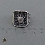 انگشتر نقره مردانه اسپرت