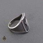 انگشتر نقره مردانه اسپرت