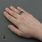 انگشتر نقره مردانه شیک (1) انگشتر نقره مردانه شیک