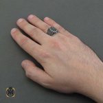 انگشتر نقره مردانه شیک (1) انگشتر نقره مردانه شیک