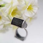 انگشتر نقره مردانه شیک (2) انگشتر نقره مردانه شیک