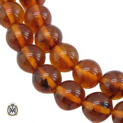 amber-rosary-33-seeds-4436 تسبیح کهربا روسیه شفاف 33 دانه