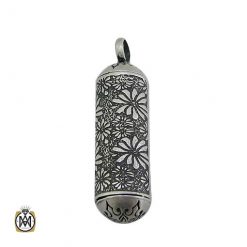 silver-necklace-with-a-prayer-place-3483 مدال جادعایی بازشو نقره طرح اسپرت