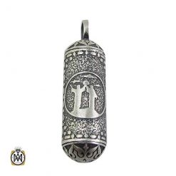 silver-necklace-with-a-prayer-place-3486 گردن آویز جادعایی نقره اسپرت