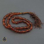 تسبیح کهربا 33 دانه هلی درشت