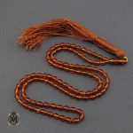 تسبیح کهربا اصل خوش رنگ