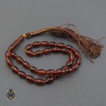 تسبیح کهربا اصل شفاف