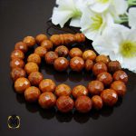 تسبیح کهربا لهستان 33 دانه تراش