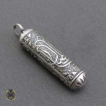 مدال جادعایی بازشو نقره طرح اسپرت - کد 3483 (3) گرنبند نقره جا حرزی بازشو (2)