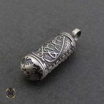 گردنبند جا حرزی نقره اسپرت (2) گردنبند جا حرزی نقره اسپرت
