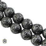 تسبیح 101 دانه یسر مرصع کاری و نقره ممتاز